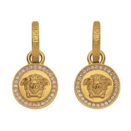 Crystal La Medusa Greca Earrings