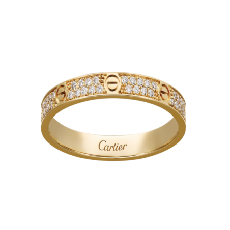 Small Yellow Gold and Diamond Ring